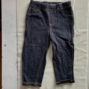 Carter’s toddler 24 months baby boy faux blue denim pullon bottoms